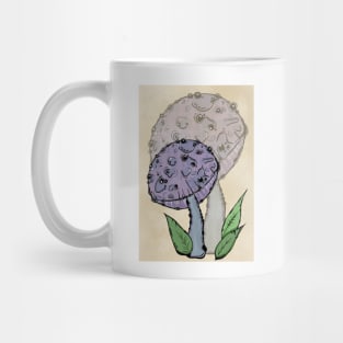 Purple Abstract Mushroom, Classy And Cool Mug